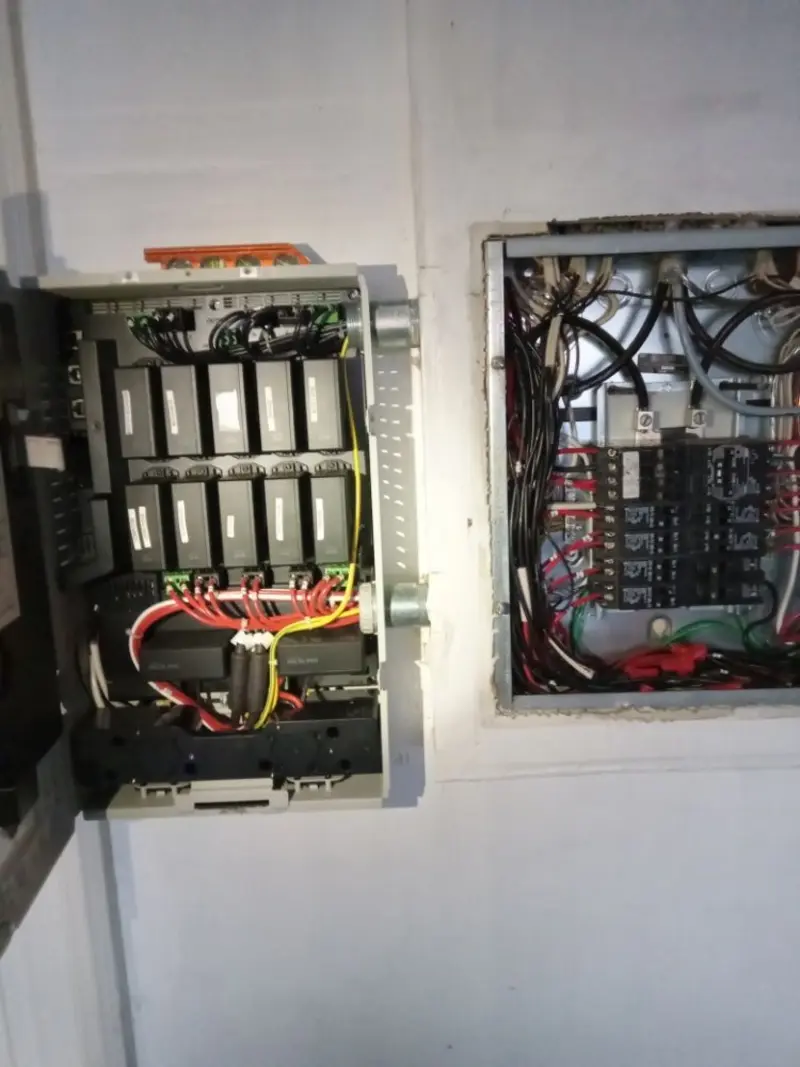 Electrical panel upgrade completed for Ring Doorbell Installation in Osage